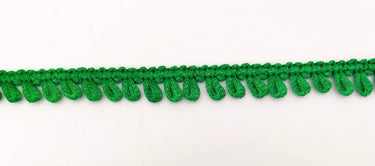 Green Two Tone Thread Lace, 9 Yards, Embroidery Lace Trims
